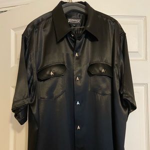 Vintage Men’s Dragonfly Rayon Fun and Funky Shirt